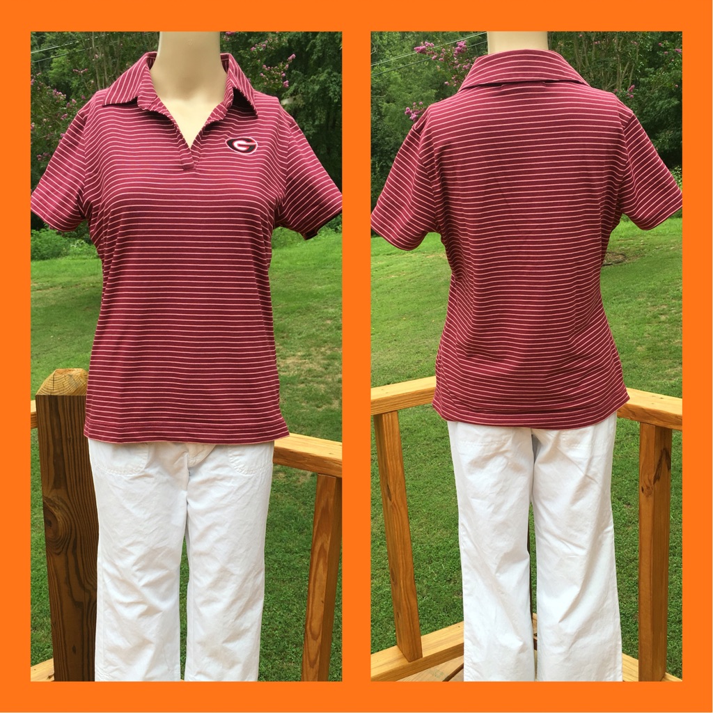 Nike Golf Stripped Short Sleeve Polo